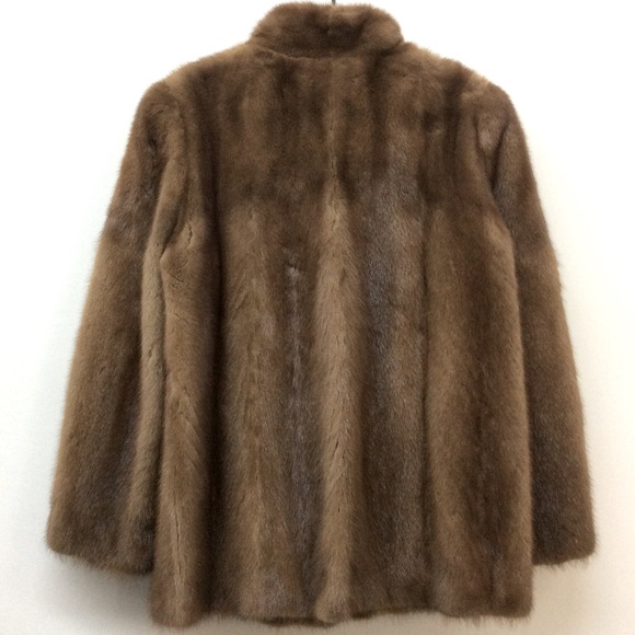 VTG WOMEN’S Light Brown Real MINK CAOT, Lined. - Picture 6 of 10